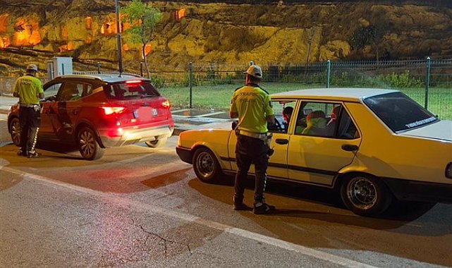 Şanlıurfa’daki trafik denetimlerinde 36 sürücüye cezai işlem uygulandı