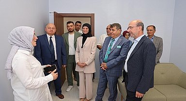 Selçuklu Kaymakamı Eflatun Can Tortop ve Selçuklu Belediye Başkanı Ahmet Pekyatırmacı Selçuklu Aile Gelişim Merkezi(SAGEM)'i ziyaret etti