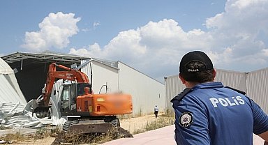 Tarım alanlarında kaçak yapı ile mücadele sürüyor 
