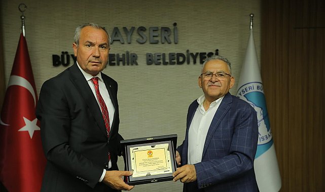 TÜFAD Kayseri Şube Başkanı Yıldız'dan Başkan Büyükkılıç'a ziyaret