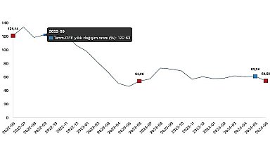 Tüik: Tarım ürünleri üretici fiyat endeksi (Tarım-ÜFE) yıllık %54,58 arttı, aylık %1,95 arttı