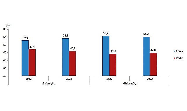 Tüik: Yurt dışından Türkiye'ye 316 bin 456 kişi göç etti