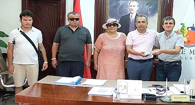 Türkiye Görme Engelliler Derneği Konya Şube Başkanı'ndan Baytekin'e ziyaret 