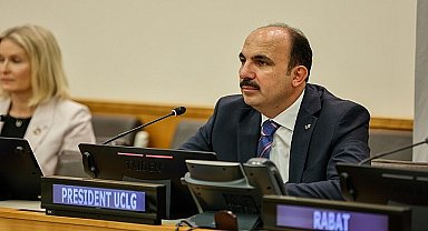 UCLG Başkanı Altay BM Genel Merkezi'nde Dünya Belediyelerine Seslendi: “Her Ortamda Filistinlilerin Sesi Olmaya Devam Edeceğiz