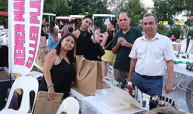 Üreten ev hanımları kermesi başladı