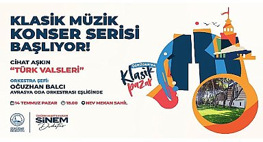 Üsküdar Belediyesi Üsküdar'da Klasik Müzik Konser Serisi Başlıyor