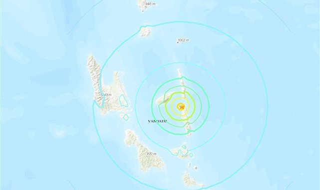 Vanuatu'da deprem