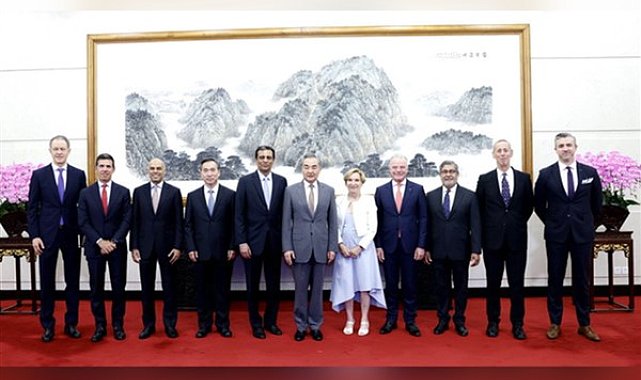 Wang Yi ve He Lifeng, ABD-Çin İş Konseyi heyetiyle görüştü