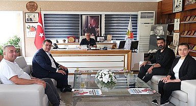 AESOB Başkanı Dere'den Başkan Topaloğlu'na ziyaret