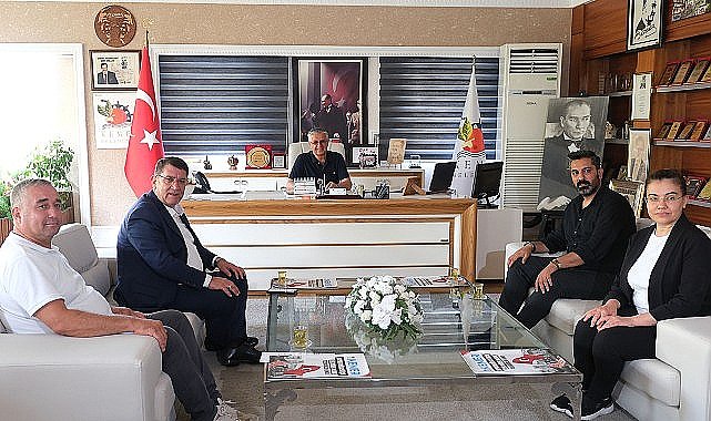 AESOB Başkanı Dere'den Başkan Topaloğlu'na ziyaret
