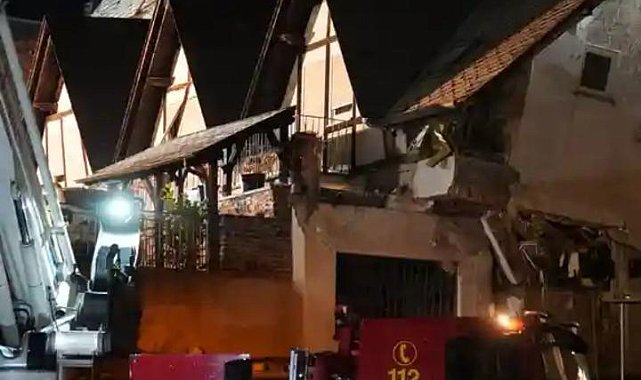 Almanya'da otel çöktü: Dokuz kişinin yıkıntı altında mahsur kalmış olmasından korkuluyor