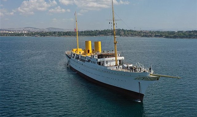Atatürk’ün manevi yadigarı Savarona deniz kabul testlerine başladı