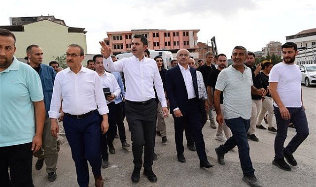 Bakan Kurum Malatya’daki çalışmaları inceledi