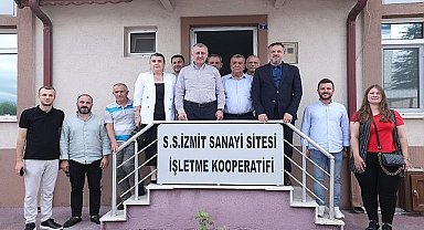 Başkan Büyükakın, Sanayi Sitesini ziyaret etti