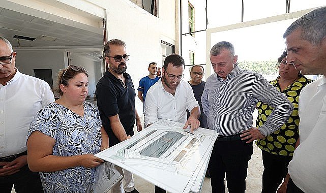 Başkan Büyükakın, yeni hal binasını inceledi