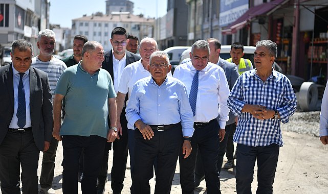 Başkan Büyükkılıç, Argıncık Toptancılar Sitesi'nde inceleme yaptı