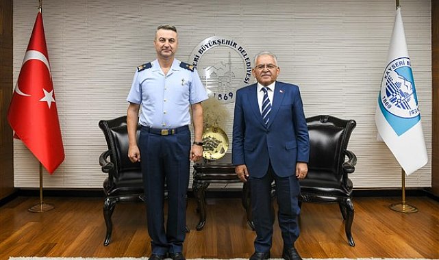 Başkan Büyükkılıç, Garnizon Komutanı Taşan'ı ağırladı