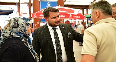 Başkan Çırpanoğlu'ndan pazar ziyareti 