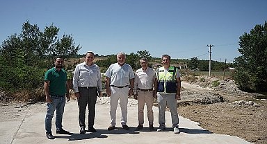 Başkan Gerenli Lüleburgaz Deresi'ndeki çalışmaları inceledi