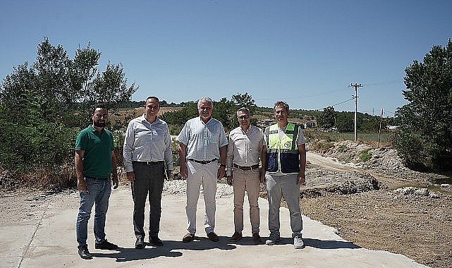 Başkan Gerenli Lüleburgaz Deresi'ndeki çalışmaları inceledi