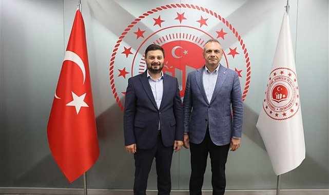 Başkan Öztekin'den, Çevre, Şehircilik ve İklim Değişikliği İl Müdürü Batur'a ziyaret