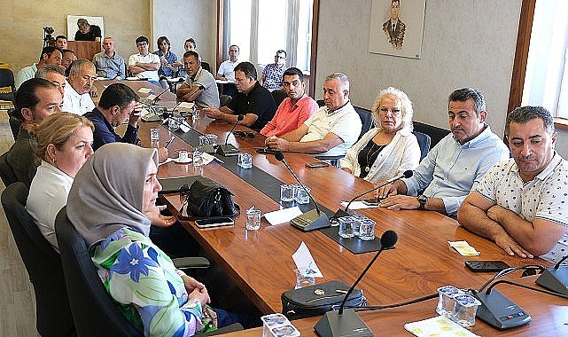 Başkan Topaloğlu muhtarlarla bir araya geldi