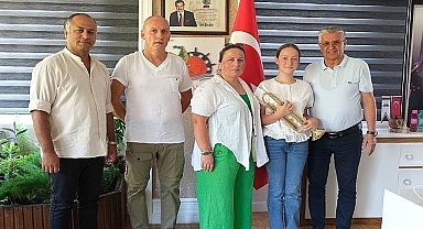 Başkan Topaloğlu'na Cimcim'den nezaket ziyareti 