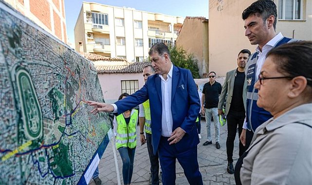 Başkan Tugay Buca’da sürdürülen İZSU çalışmalarını inceledi
