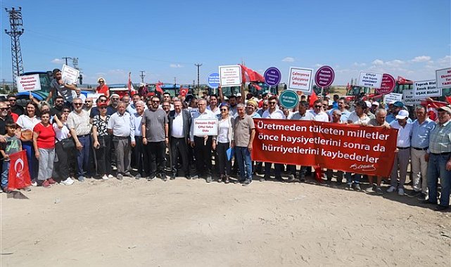 Başkan Yalım: Kırmızı mazot çiftçiye verilmediği müddetçe bu memlekette hububat yetişmez