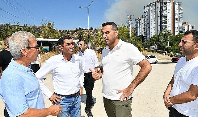 Başkan Yıldız'dan Yangın Bölgesinde İnceleme