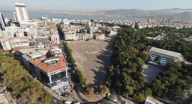 Belediye binasının yapımına karşılık Basmane Çukuru'ndan şartlı feragat