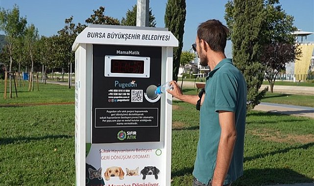 Bursa Büyükşehir Belediyesinden mamamatik otomat projesi