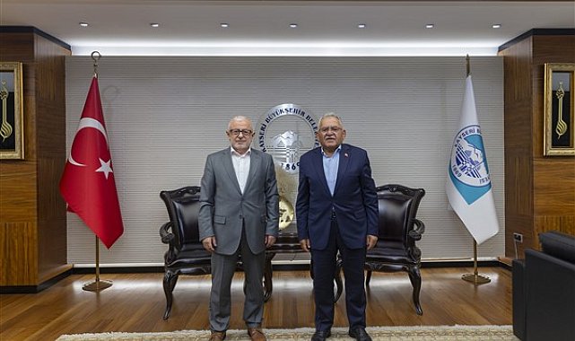 Büyükkılıç, Kayseri İl Müftüsü Akkuş’u kabul etti