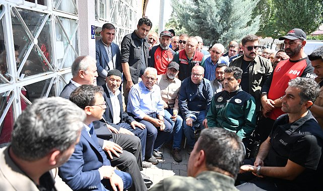 Büyükkılıç, selde hayatını kaybeden Saraç'ın ailesine taziye ziyaretinde bulundu