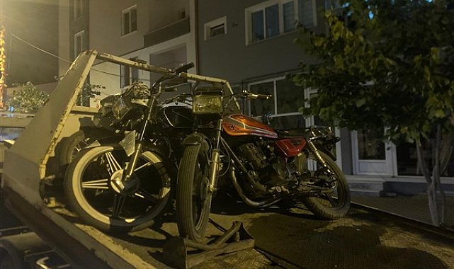 Çay İlçe Emniyet Müdürlüğü'nden çalıntı motosiklet operasyonu