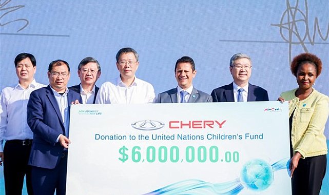Chery'nin 2023 yılında bağış tutarı 46 milyon Çin Yuanı’na ulaştı