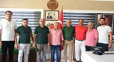 Çimen'den Başkan Topaloğlu'na ziyaret