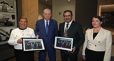 Cumhurbaşkanı Erdoğan, Çukurova Havalimanı'nda Çelebi Platinum Lounge'u ziyaret etti