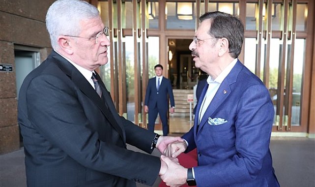 Dervişoğlu, TOBB Başkanı Hisarcıklıoğlu'nu ziyaret etti