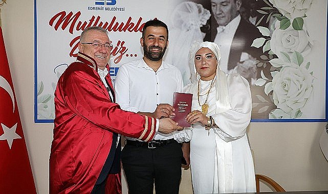 Edremit Belediyesi Evlendirme Dairesi yeni yerinde