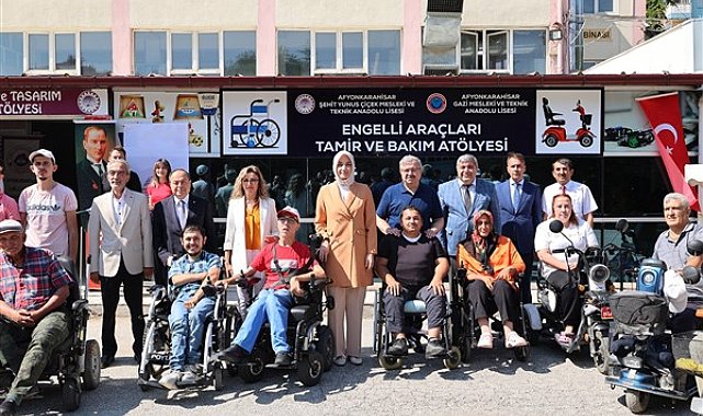 'Engelli Araçları Tamir ve Bakım Atölyeleri' hizmete açıldı