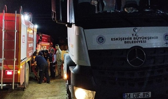 Eskişehir Büyükşehir Belediyesinden yangın söndürme çalışmalarına destek