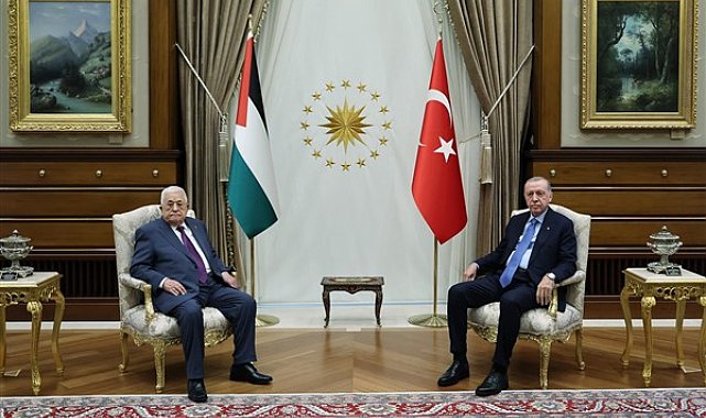 Filistin Devlet Başkanı Mahmud Abbas Türkiye'de