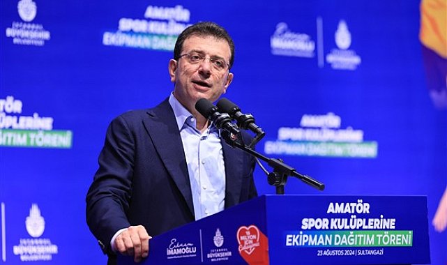 İmamoğlu: Dirençli ve dayanıklı bir toplumun geleceğini spor yapan nesillerde görüyoruz