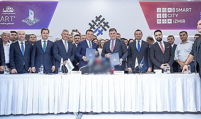 İzmir ile İstanbul'dan Türkiye'nin geleceği için teknolojik ortaklık İmzalar Tugay ve İmamoğlu'ndan