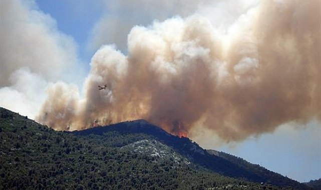 İzmir'in Menderes ilçesindeki orman yangını kontrol altına alındı