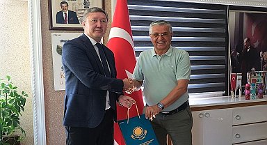Kanafeyev'den Başkan Topaloğlu'na ziyaret 
