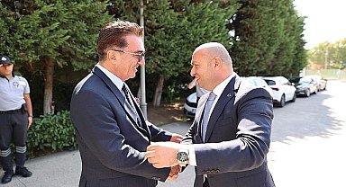 Kaymakam Çiftçi'den Başkan Mutlu'ya iadeyi ziyaret