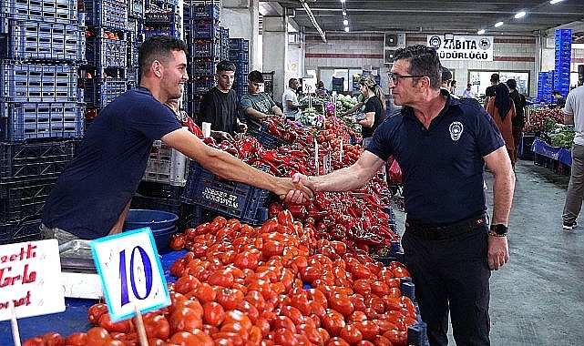 Kemalpaşa Belediyesi Zabıt Ekiplerinden Pazaryeri ve Fırın Denetimi
