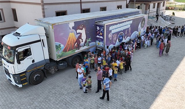 Konya Büyükşehir Belediyesi Bilim Tırı, 31 ilçede 17 bin öğrenciye ulaştı